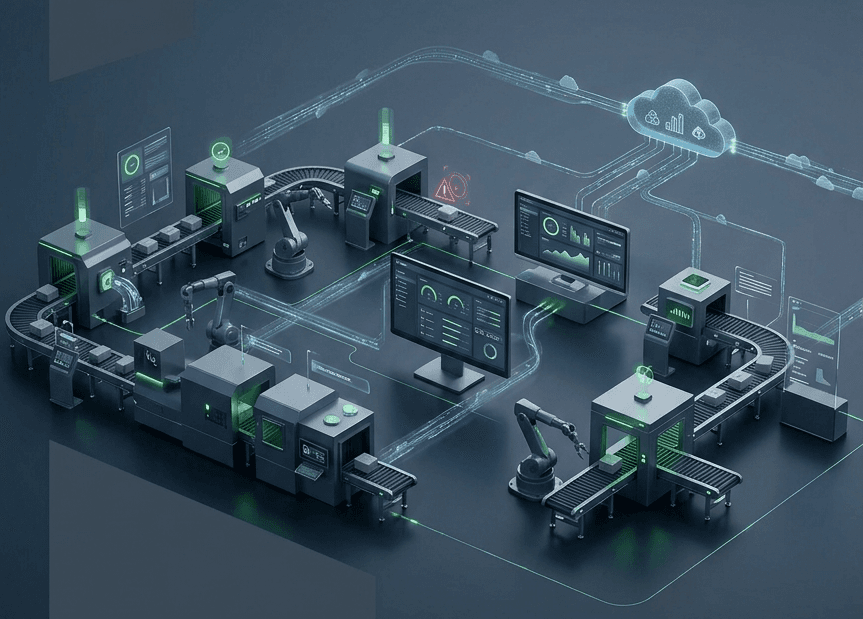 Connected production floor